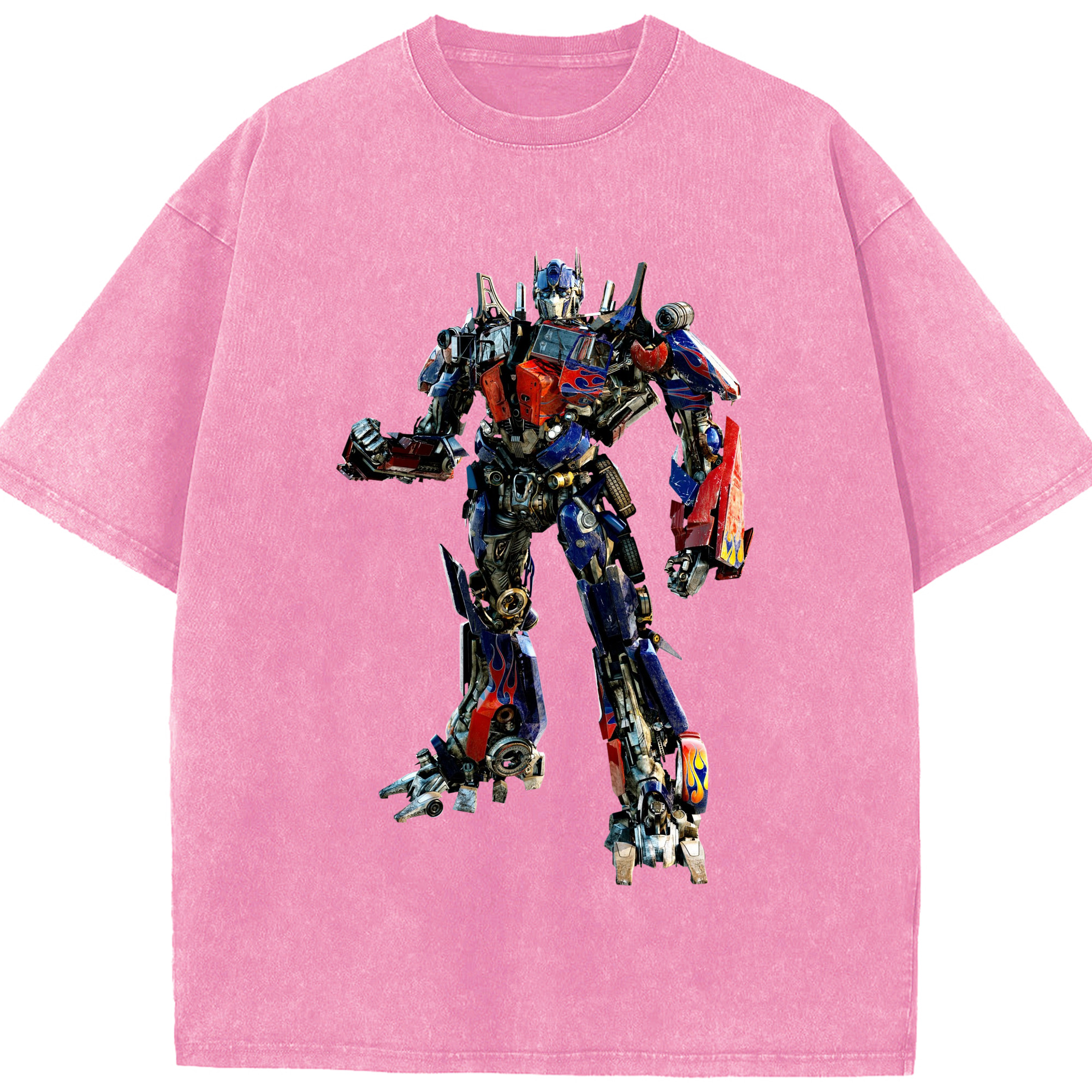 （画像用）  綿100% ヴィンテージ風 半袖Tシャツ（フロントプリント）